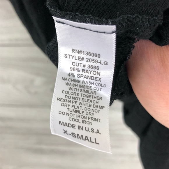 Nasty Gal Black Half Button Down Top - Picture 5 of 6